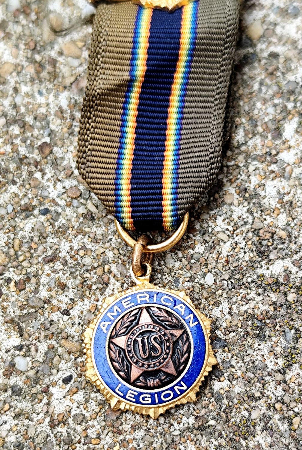 PETITE MÉDAILLE LÉGION AMÉRICAINE