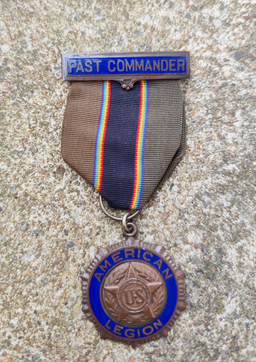 MÉDAILLE DE LA LÉGION AMÉRICAINE PAST COMMANDER 1920 🏅🇺🇸