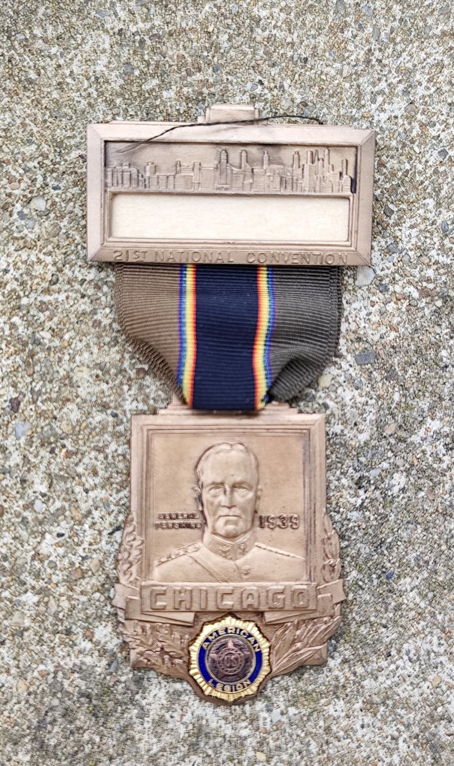 MÉDAILLE DE LA LÉGION AMÉRICAINE CHICAGO