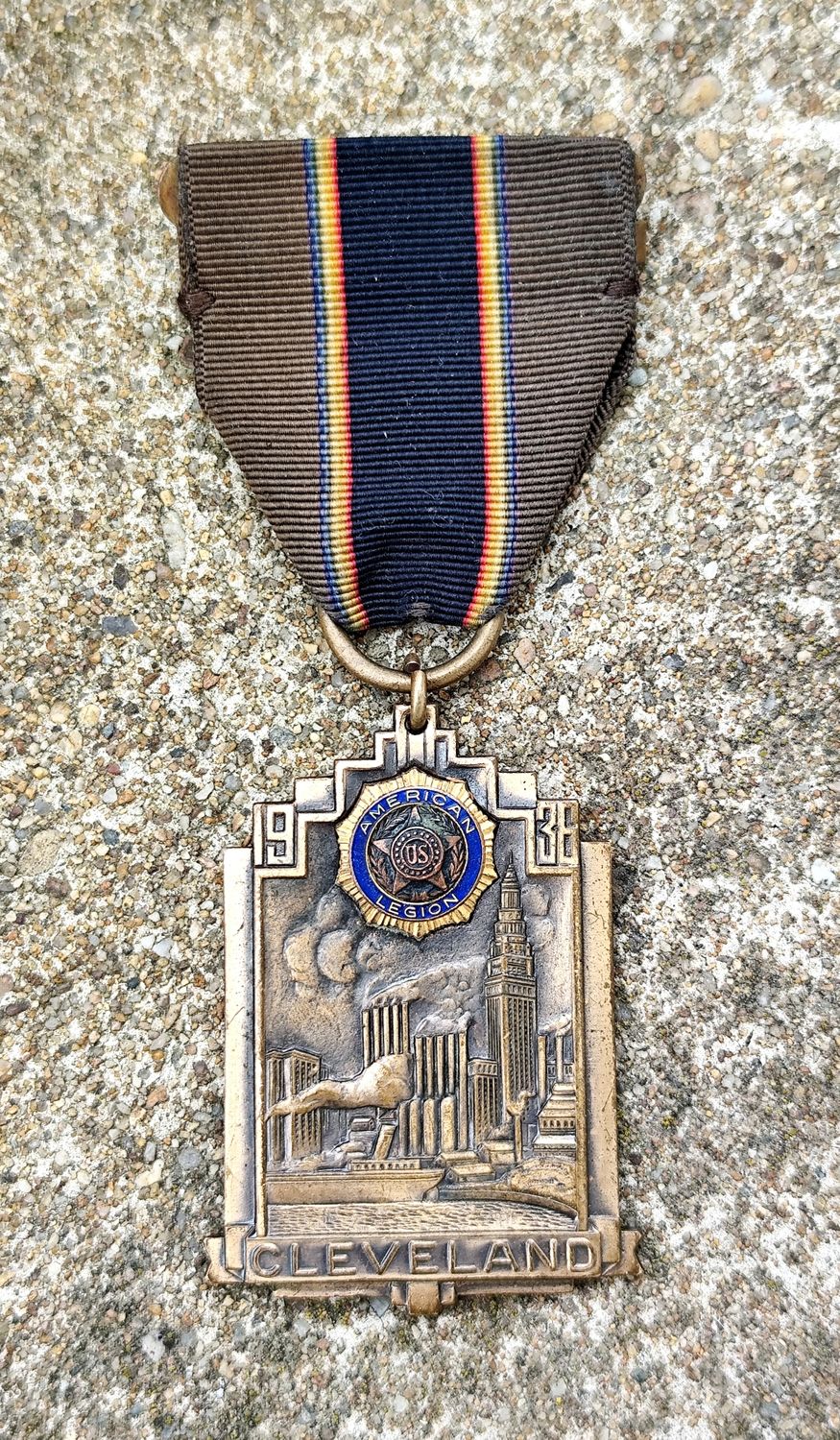 MÉDAILLE LÉGION AMÉRICAIN CLEVELAND 