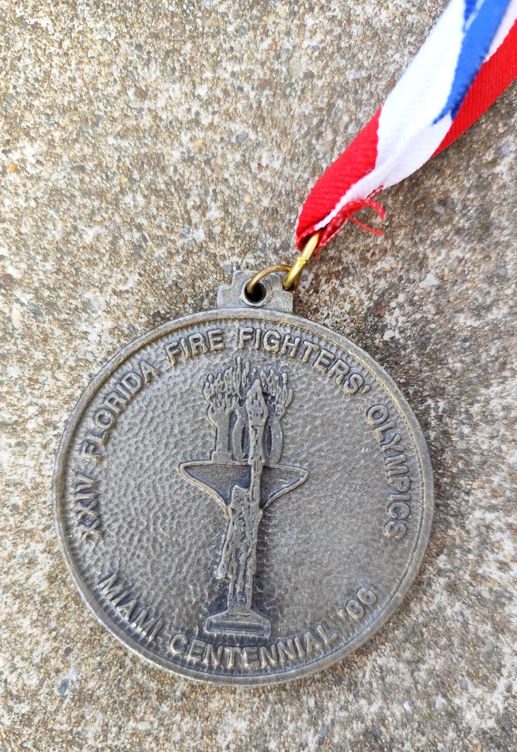 MÉDAILLE POMPIER DE FLORIDE (1) 🏅🇺🇸