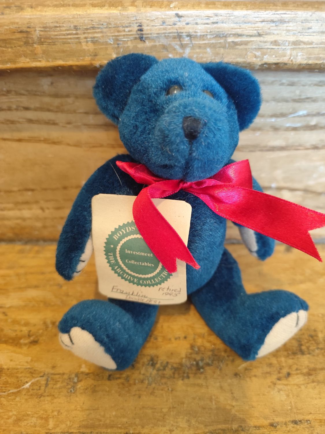 PELUCHE VINTAGE BOYD&#39;S BEAR 1995
