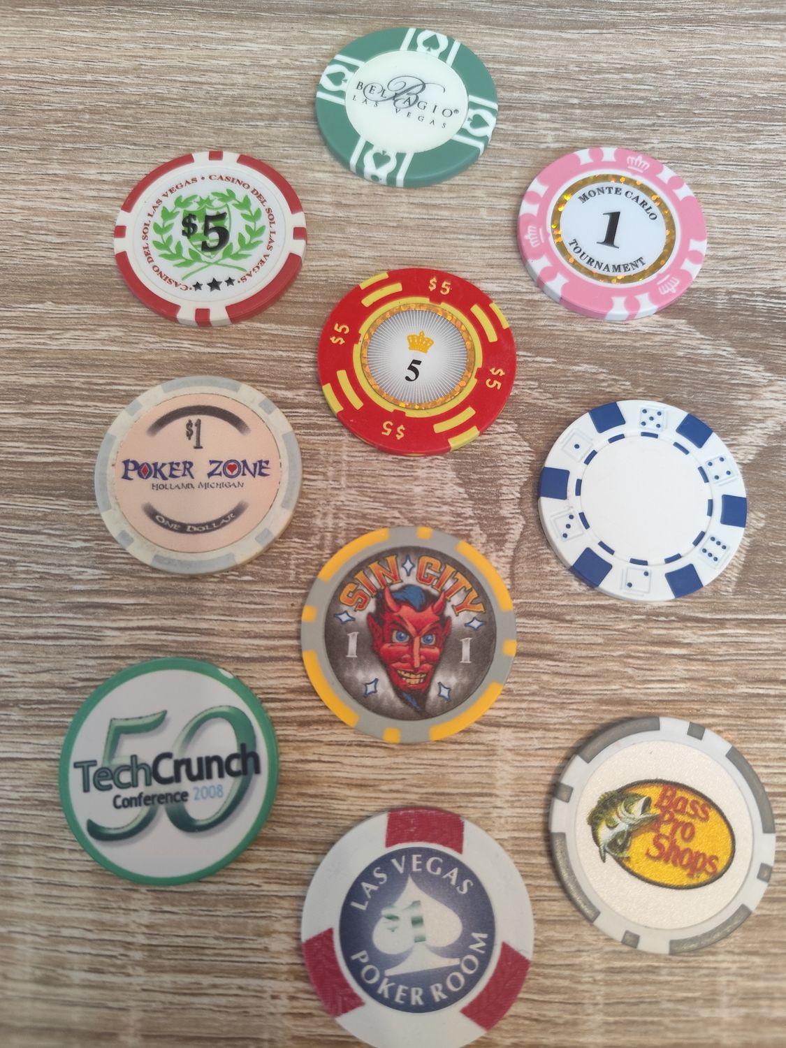LOT DE 10 JETONS 🇺🇸 (1))