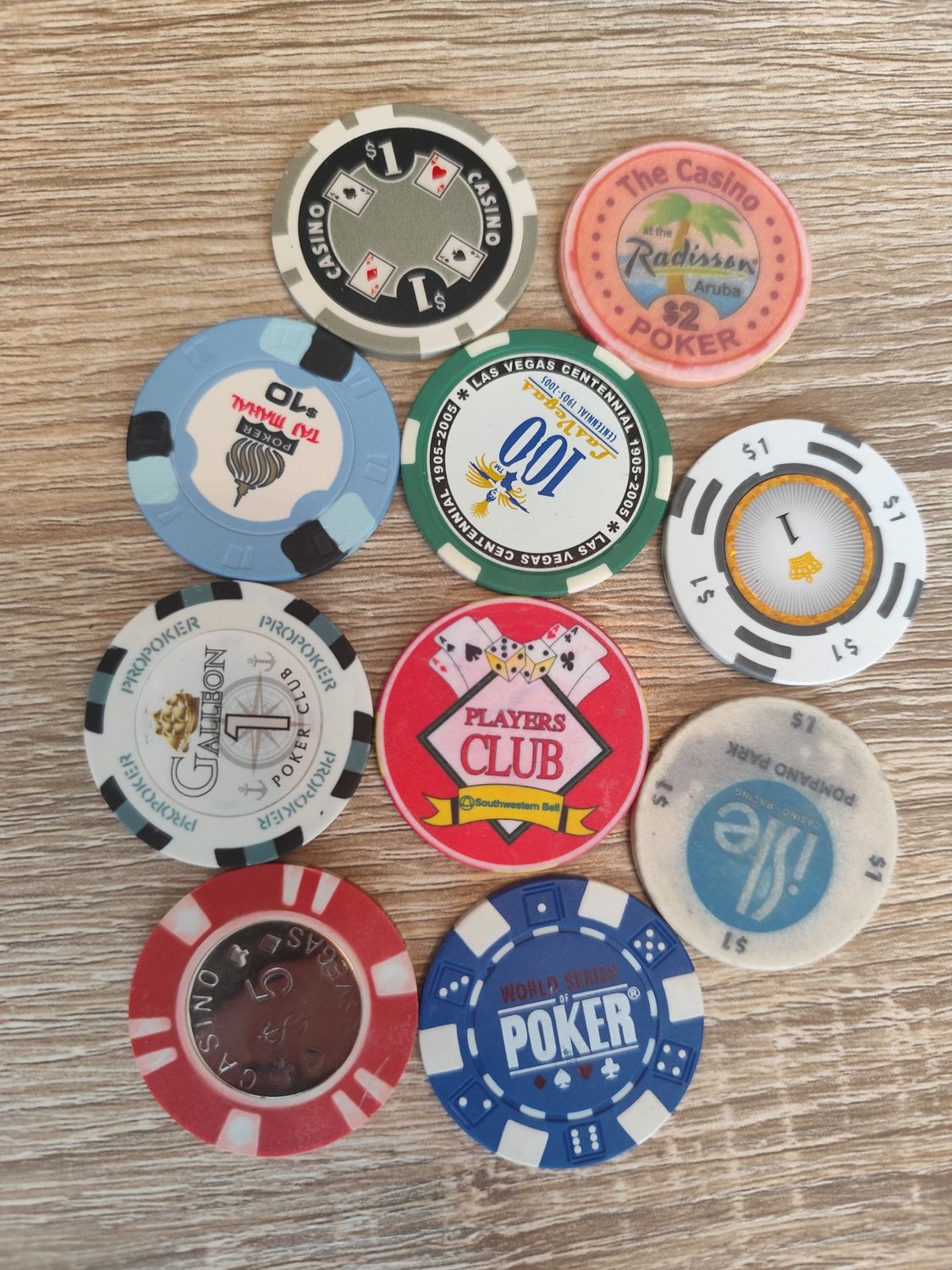 LOT DE 10 JETONS 🇺🇸 (4)