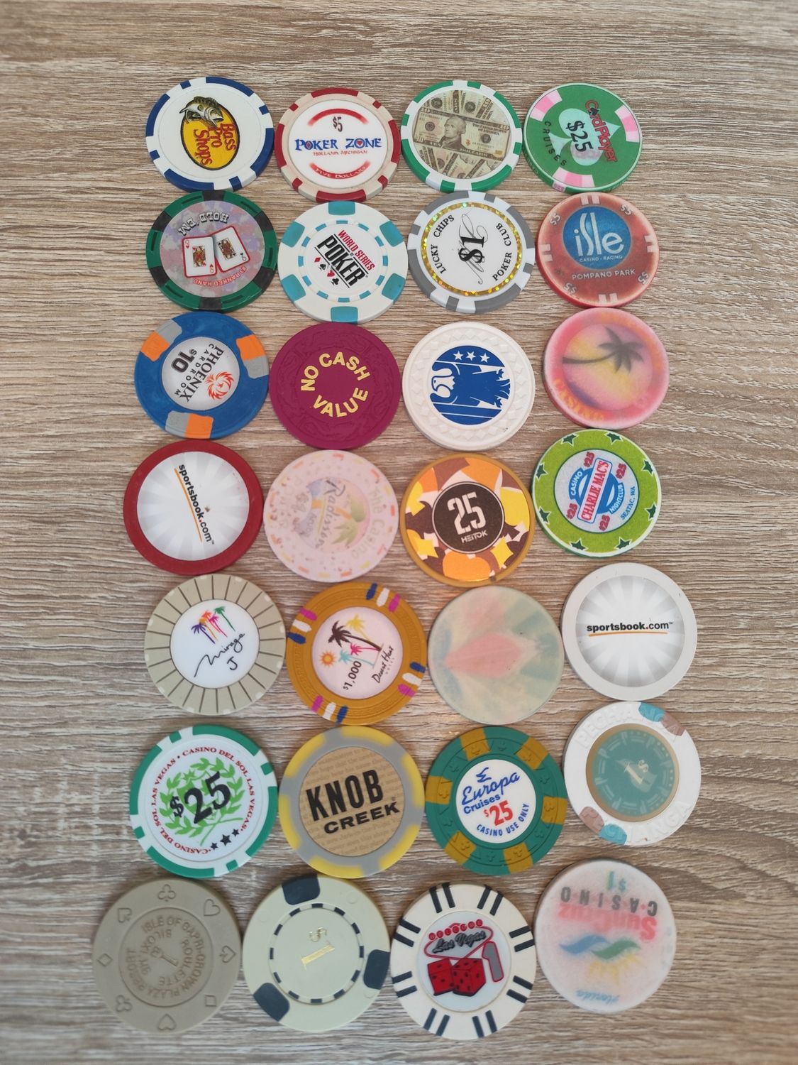 LOT DE 28 JETONS 🇺🇸 (6)