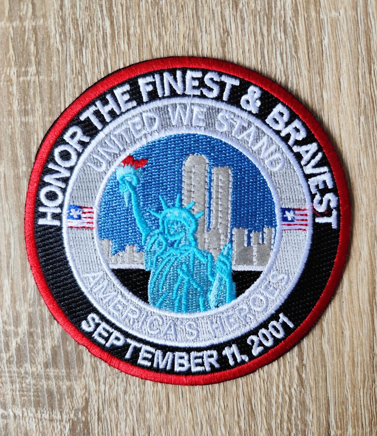 ÉCUSSON 11 SEPTEMBRE NEW YORK 🗽🇺🇸