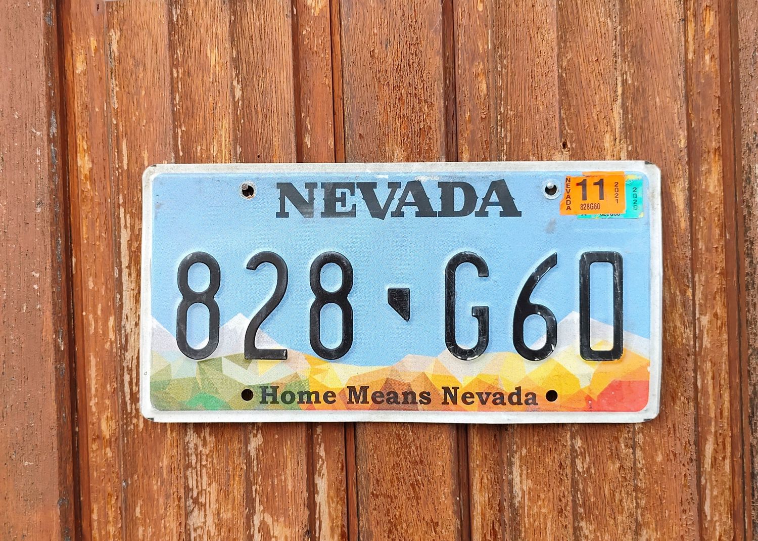 PLAQUE DU NEVADA 