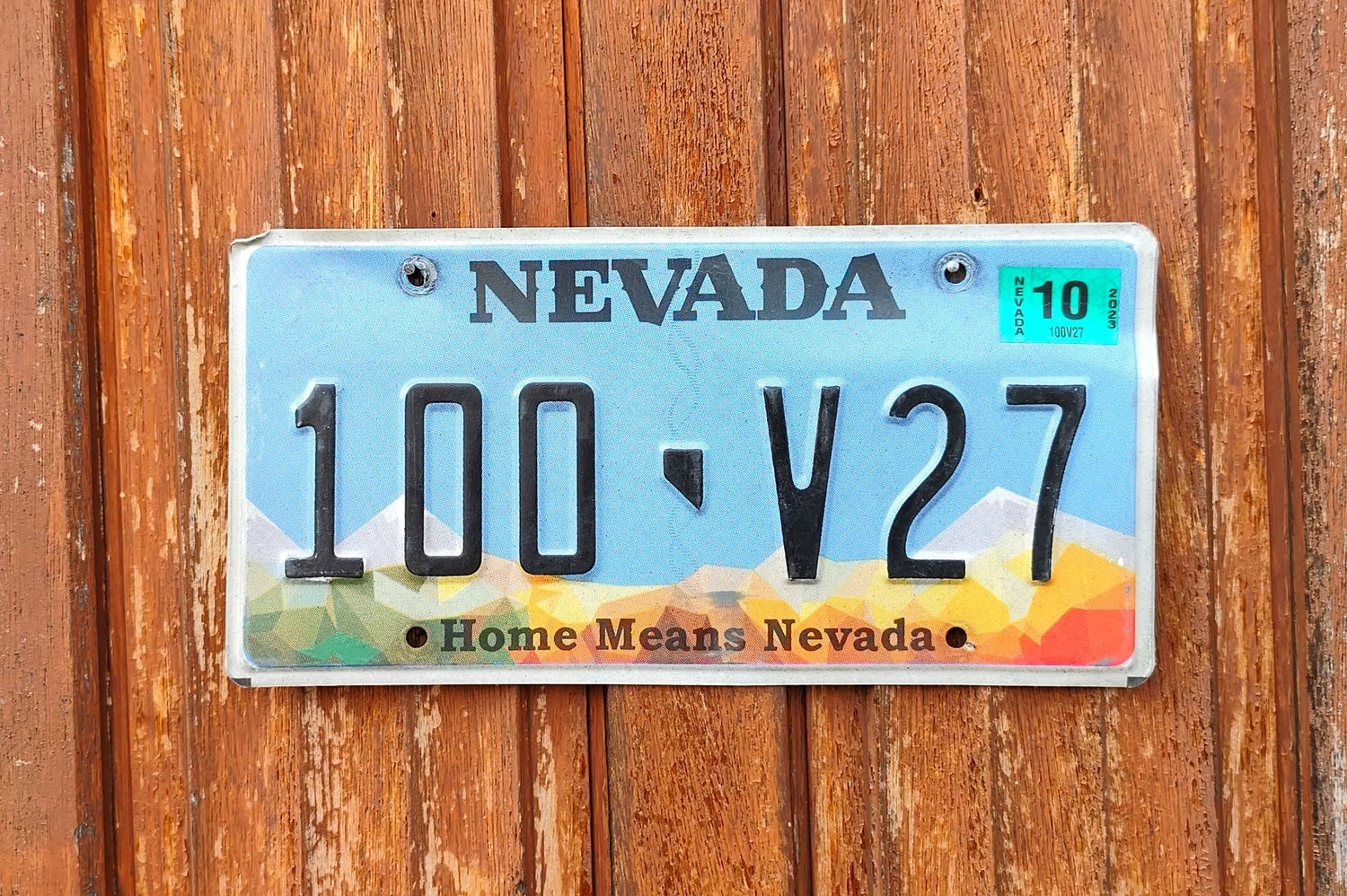 PLAQUE DU NEVADA 