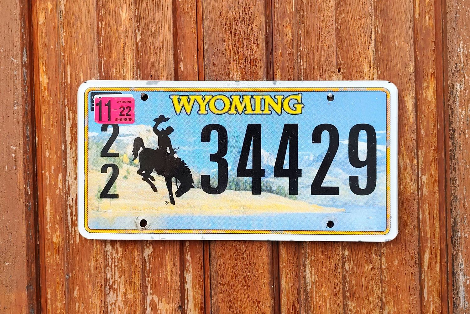 PLAQUE DU WYOMING 