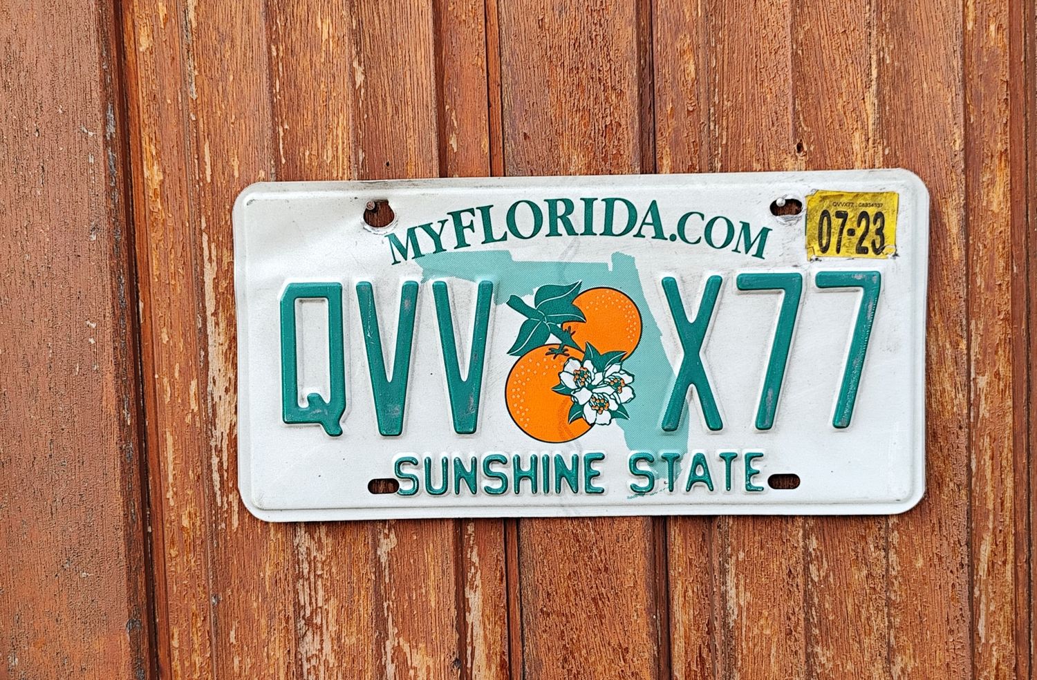 PLAQUE DE FLORIDE 