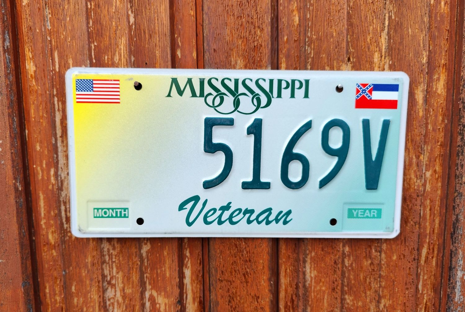 PLAQUE VÉTÉRAN MISSISSIPPI 