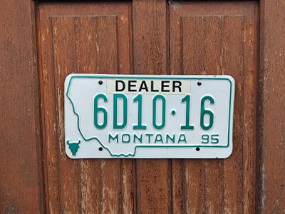 PLAQUE MONTANA DEALER