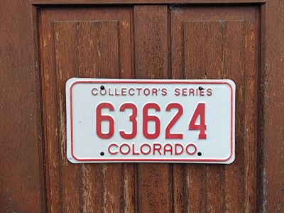 PLAQUE DU COLORADO 