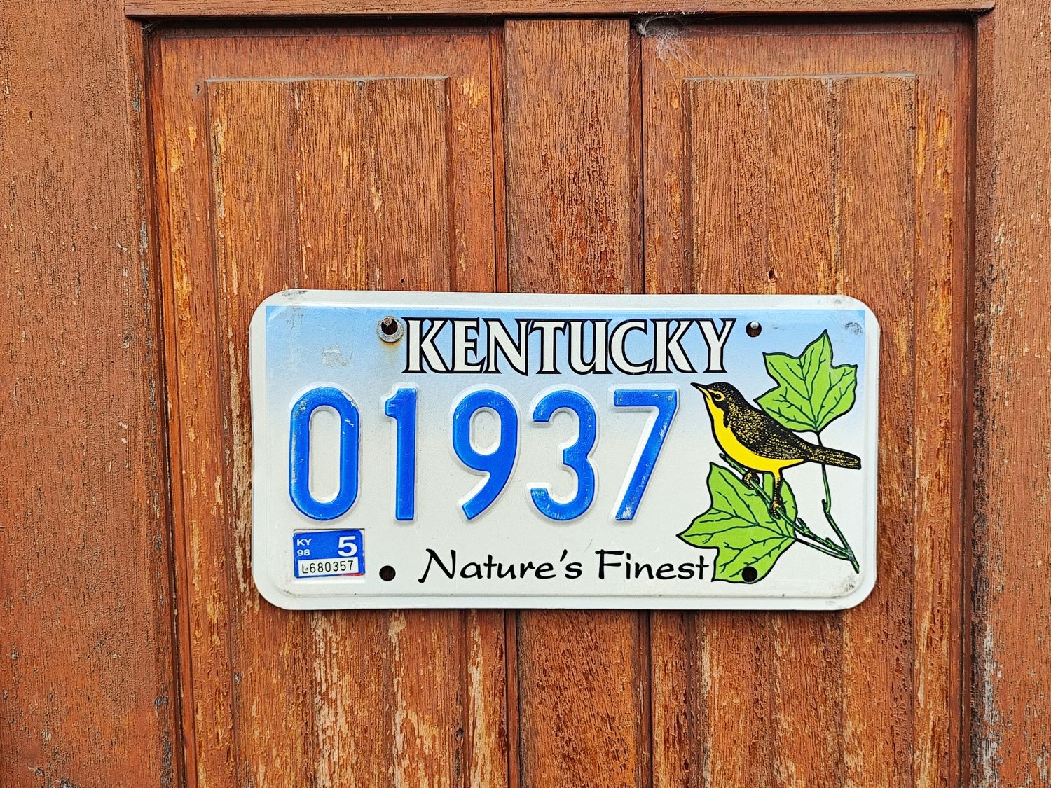 PLAQUE DU KENTUCKY 