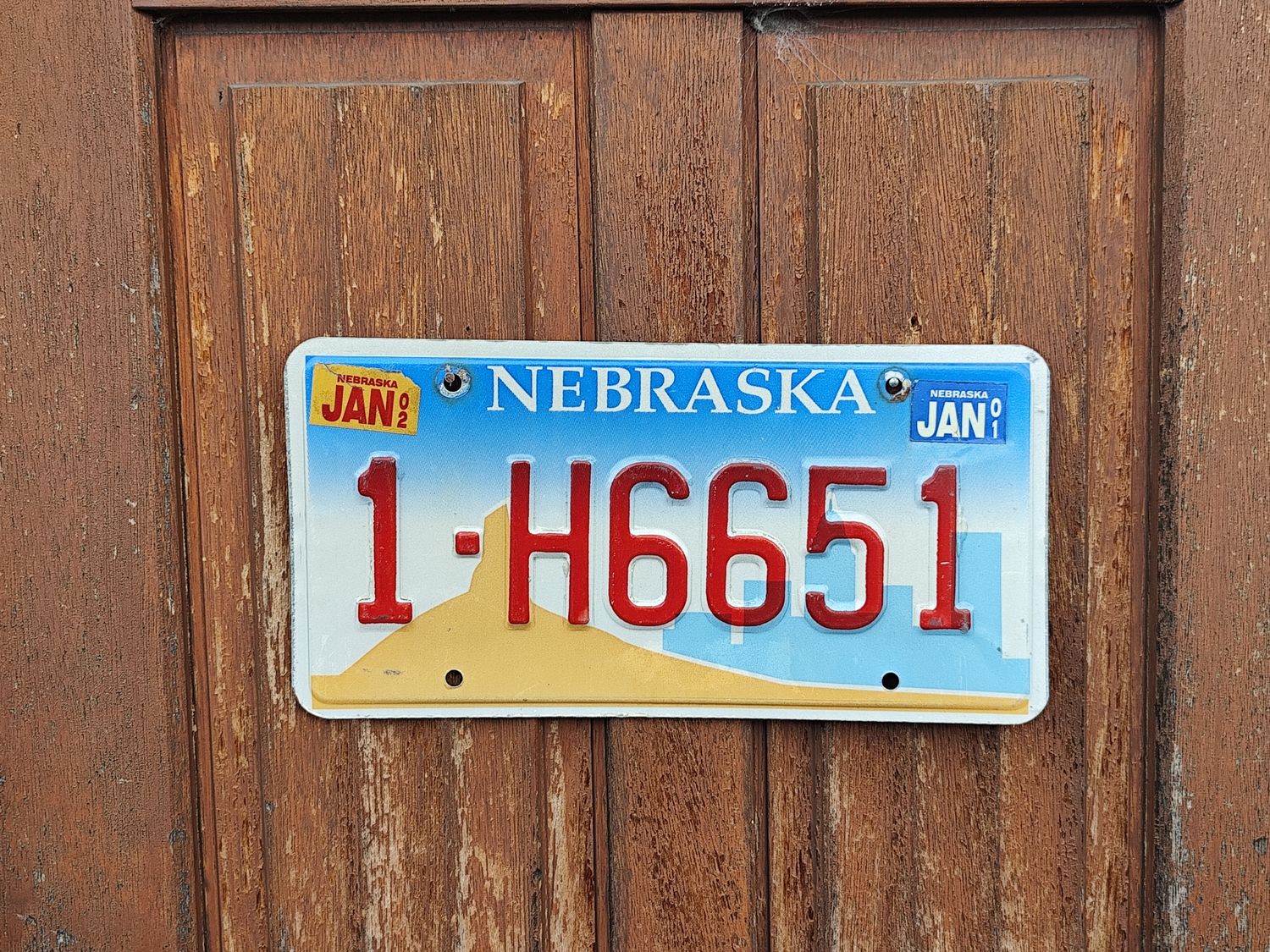 PLAQUE DU NEBRASKA 