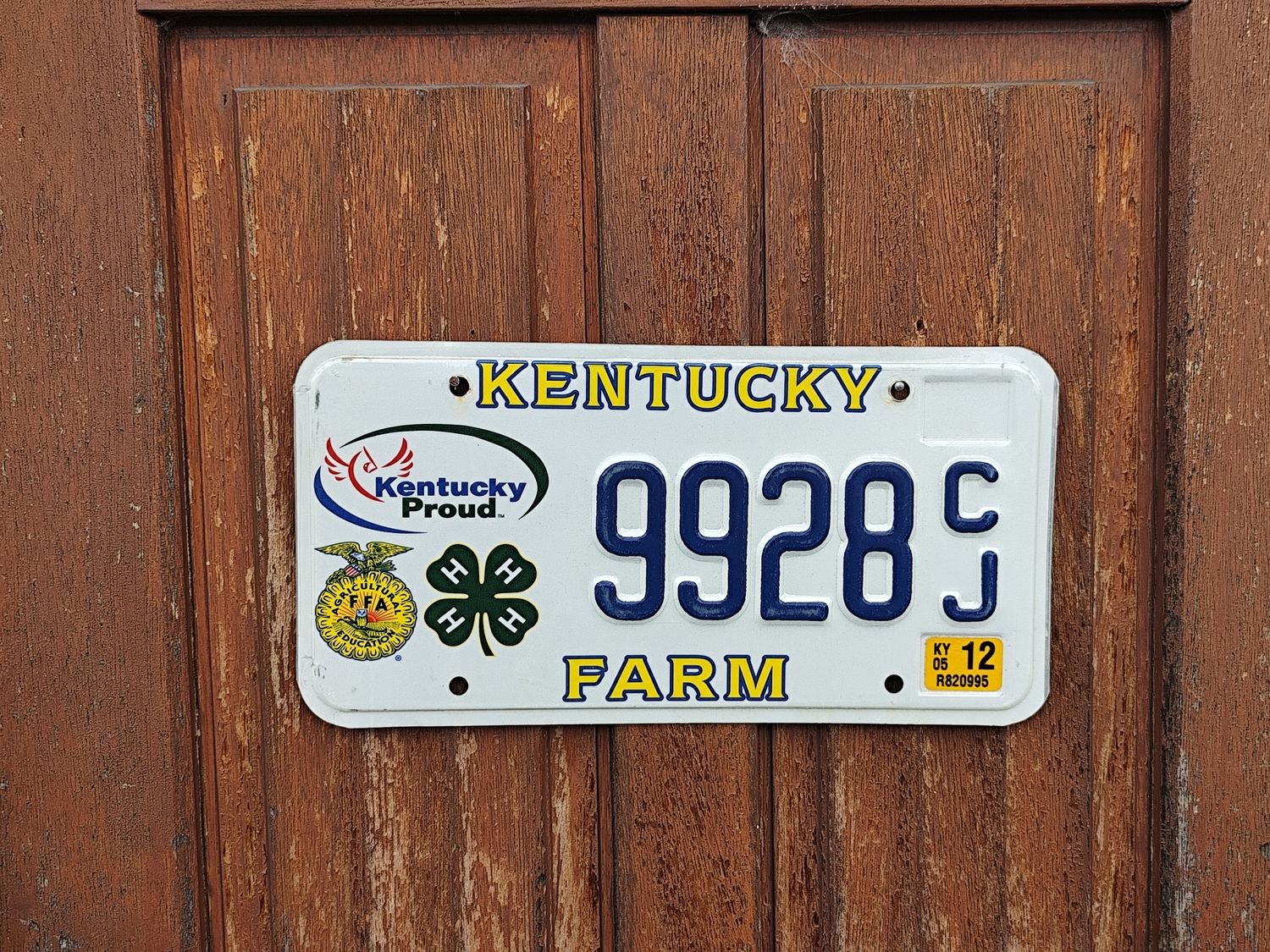 PLAQUE DU KENTUCKY FARM