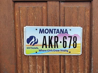 PLAQUE DU MONTANA SCOUTS GIRL 