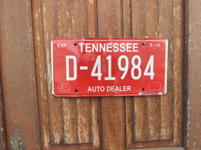 PLAQUE DU TENNESSEE 
