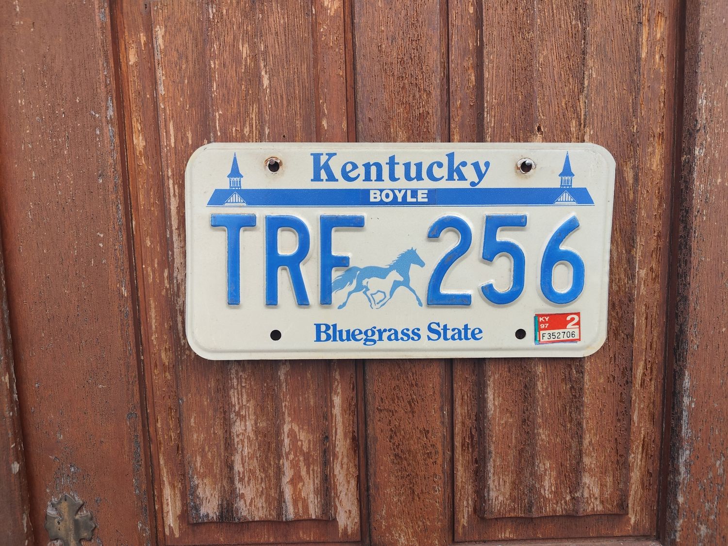 PLAQUE DU Kentucky 