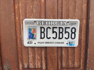 PLAQUE GÉORGIE FIGHT BREAST CANCER 