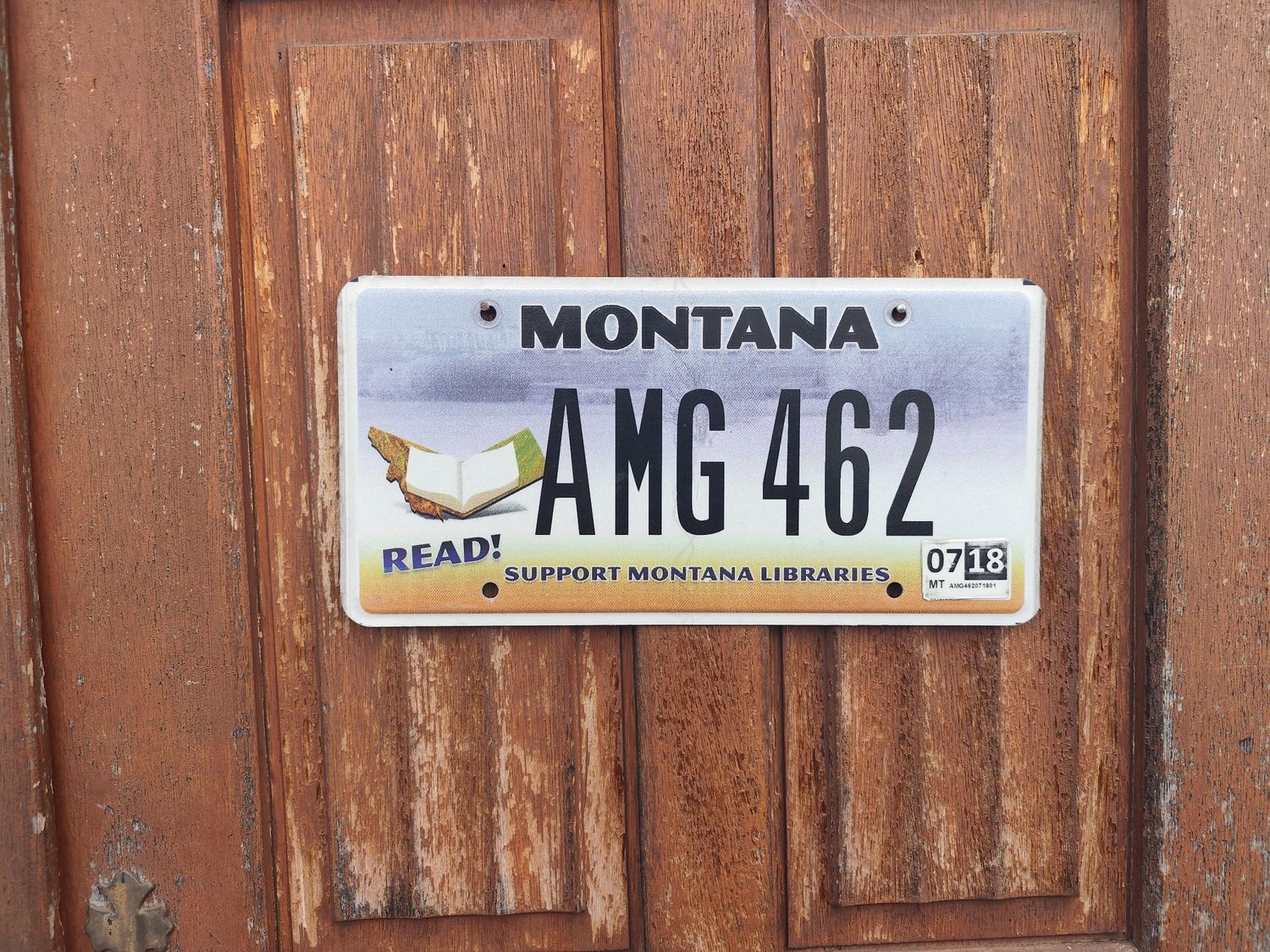 PLAQUE DU MONTANA 
