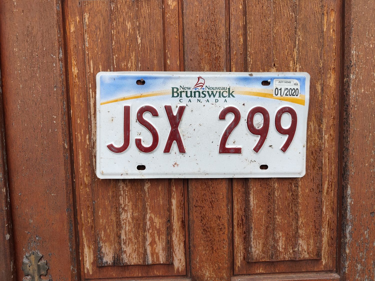 PLAQUE CANADIENNE BRUNSWICK 