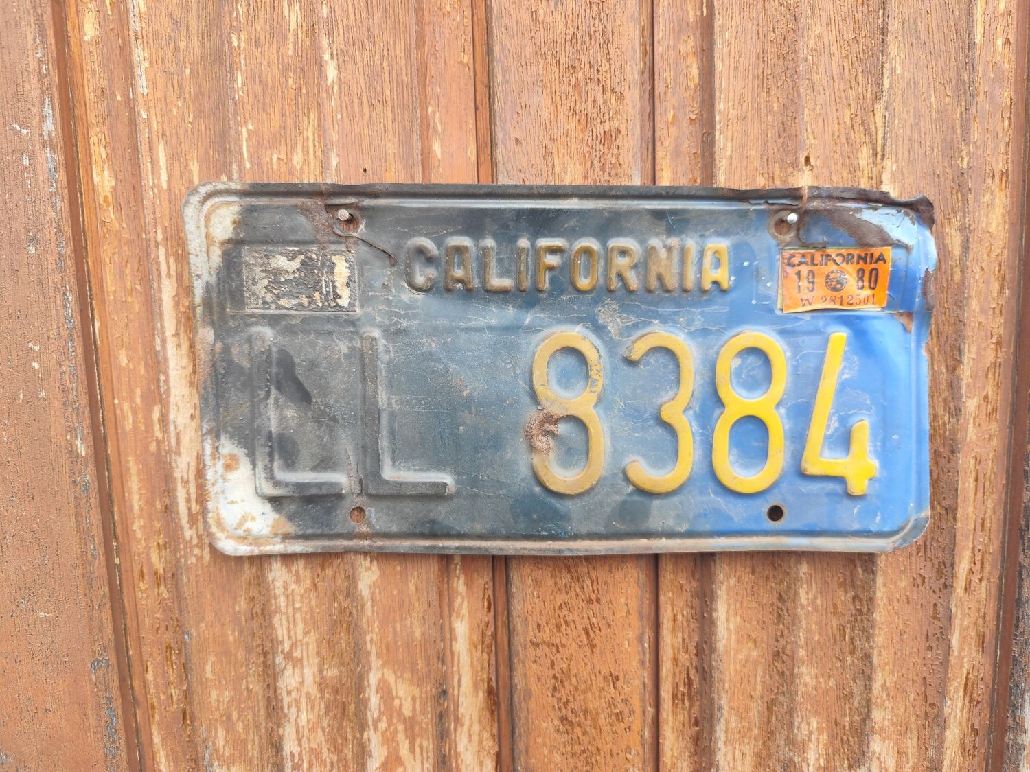 PLAQUE CALIFORNIA