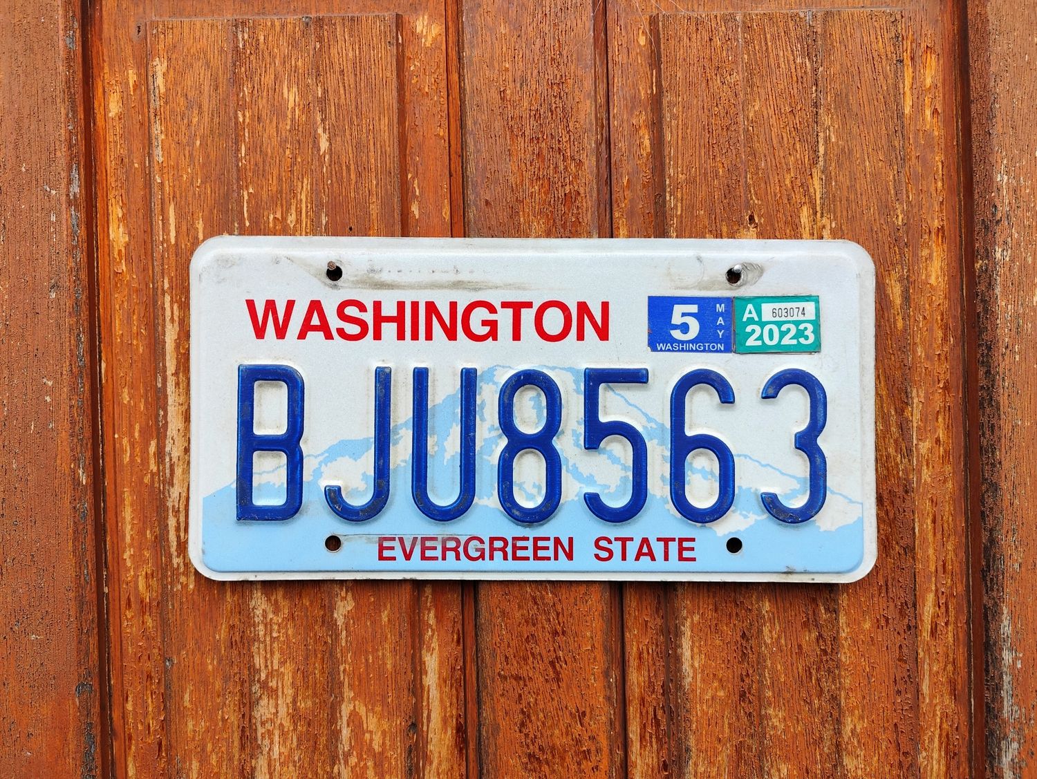 PLAQUE DE L&#39;ÉTAT DE WASHINGTON