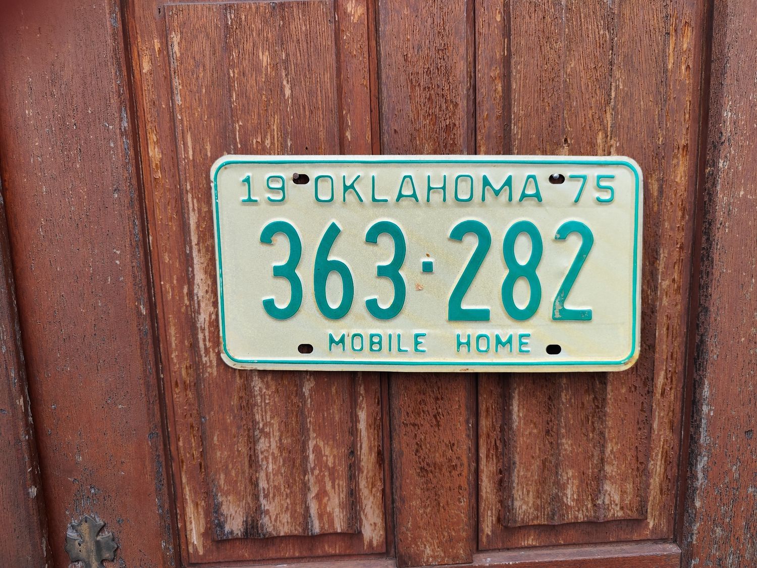 PLAQUE DE L&#39;OKLAHOMA 