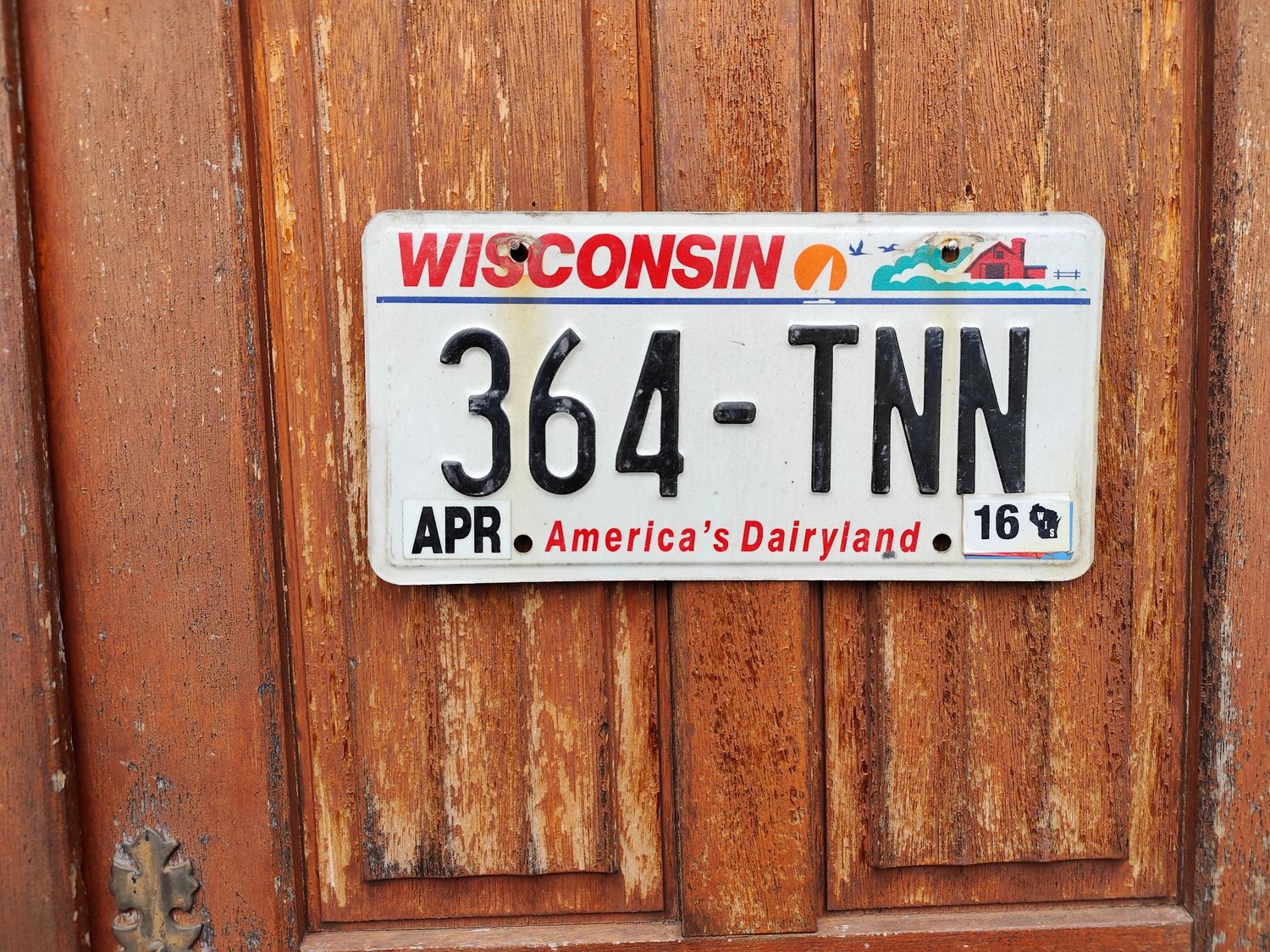 PLAQUE DU WISCONSIN 