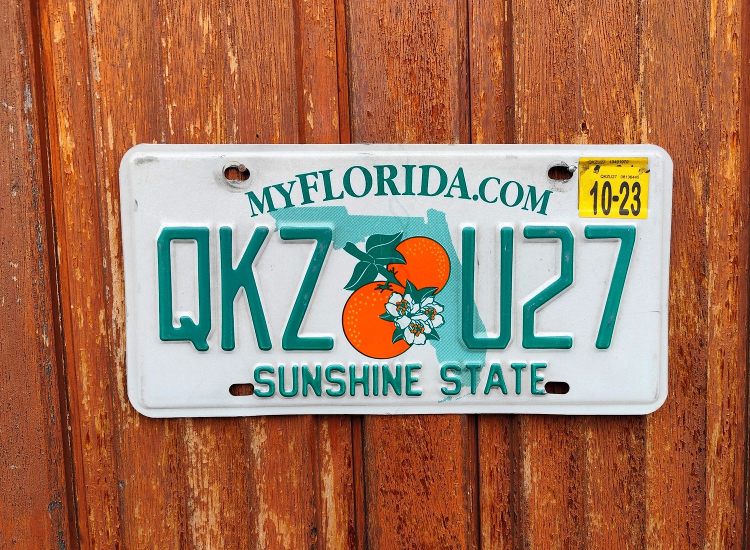 PLAQUE DE FLORIDE 