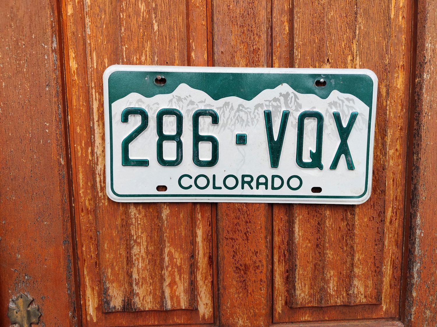 PLAQUE DU COLORADO 