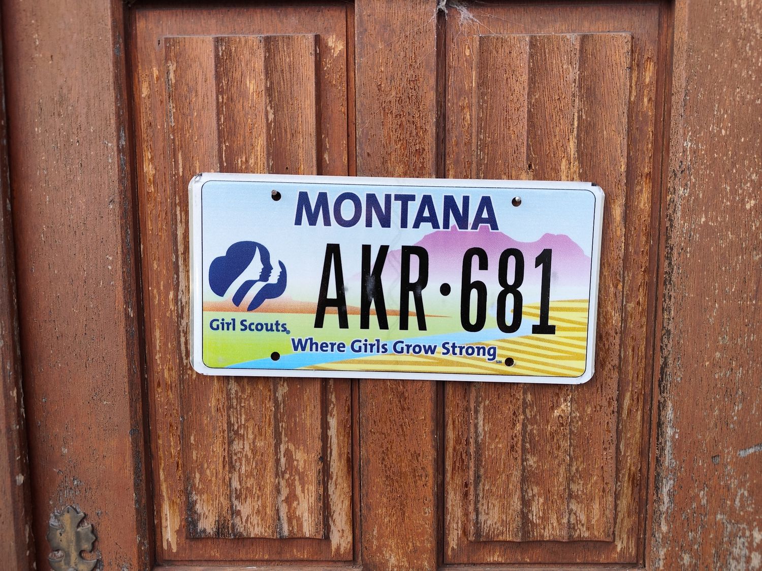 PLAQUE DU MONTANA GIRL SCOUTS