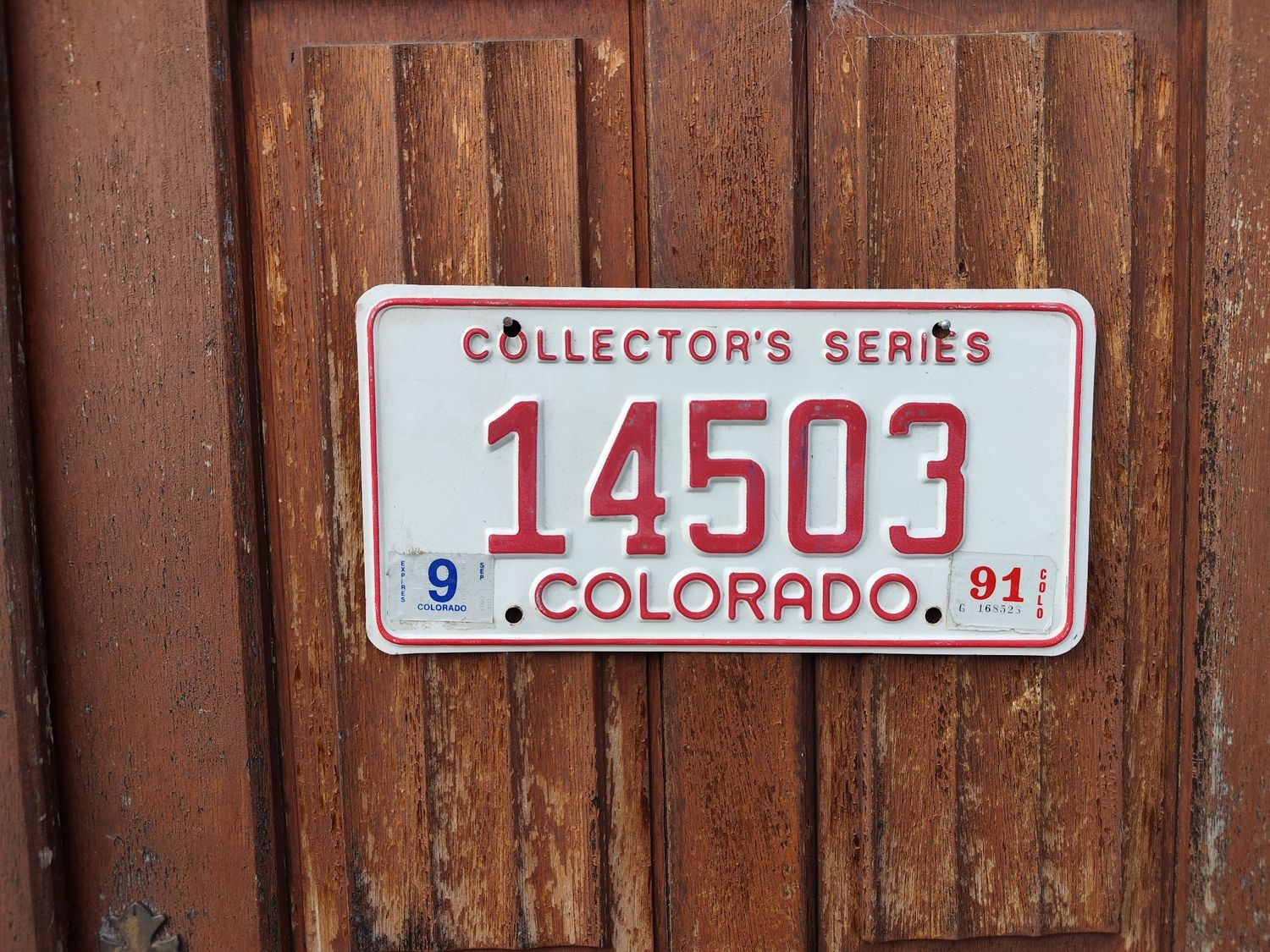 PLAQUE DU COLORADO COLLECTOR 