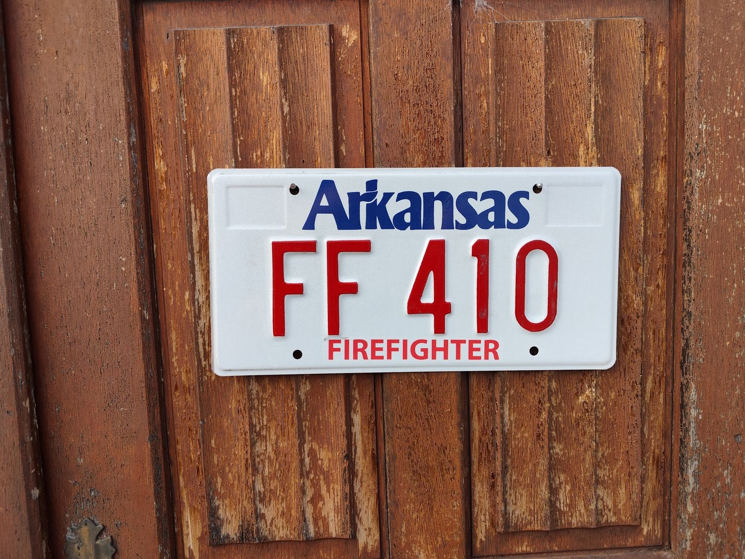 PLAQUE DE L&#39;ARKANSAS FIRE (POMPIER)
