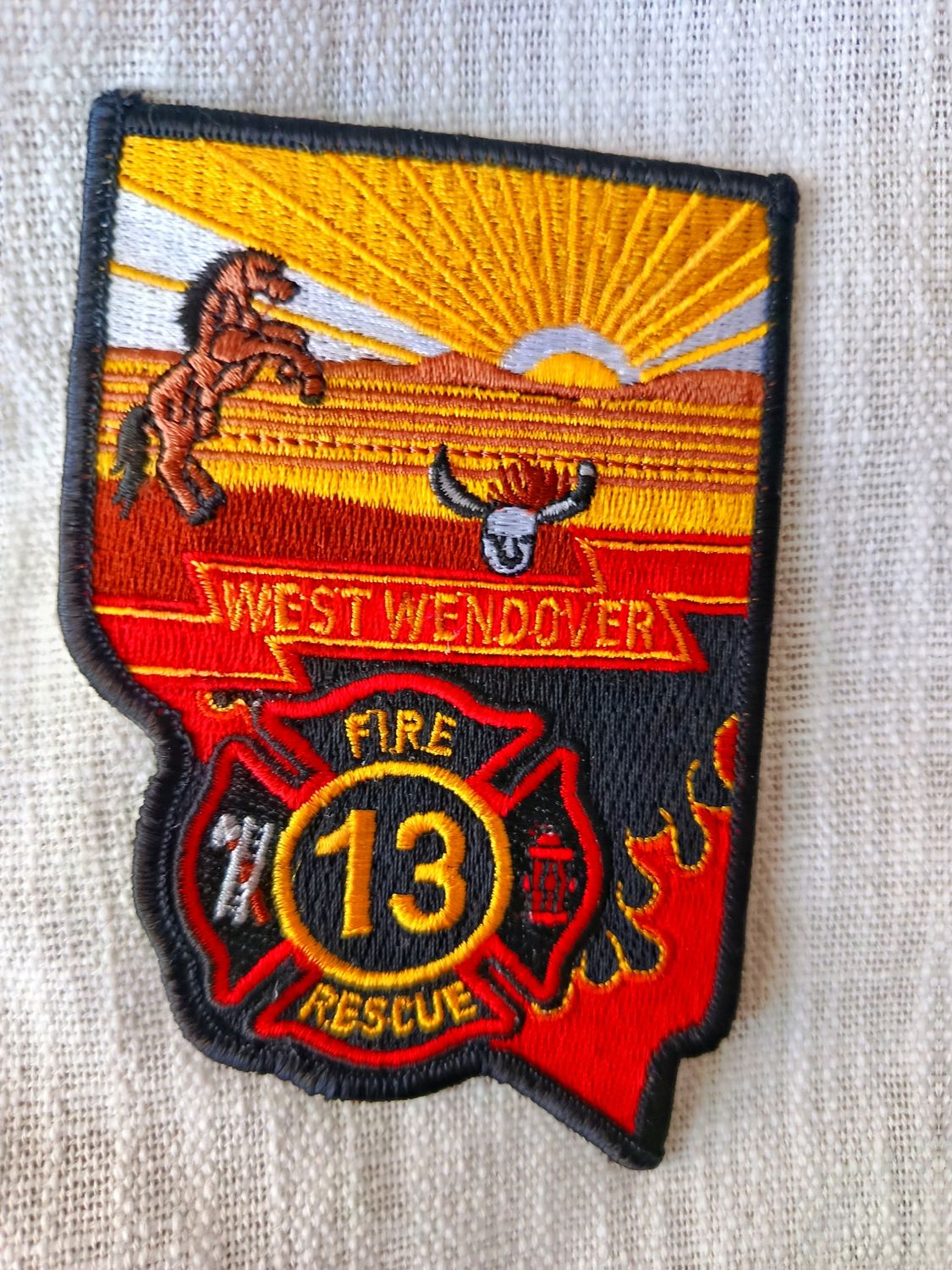 ÉCUSSON FIRE WEST WENDOVER
