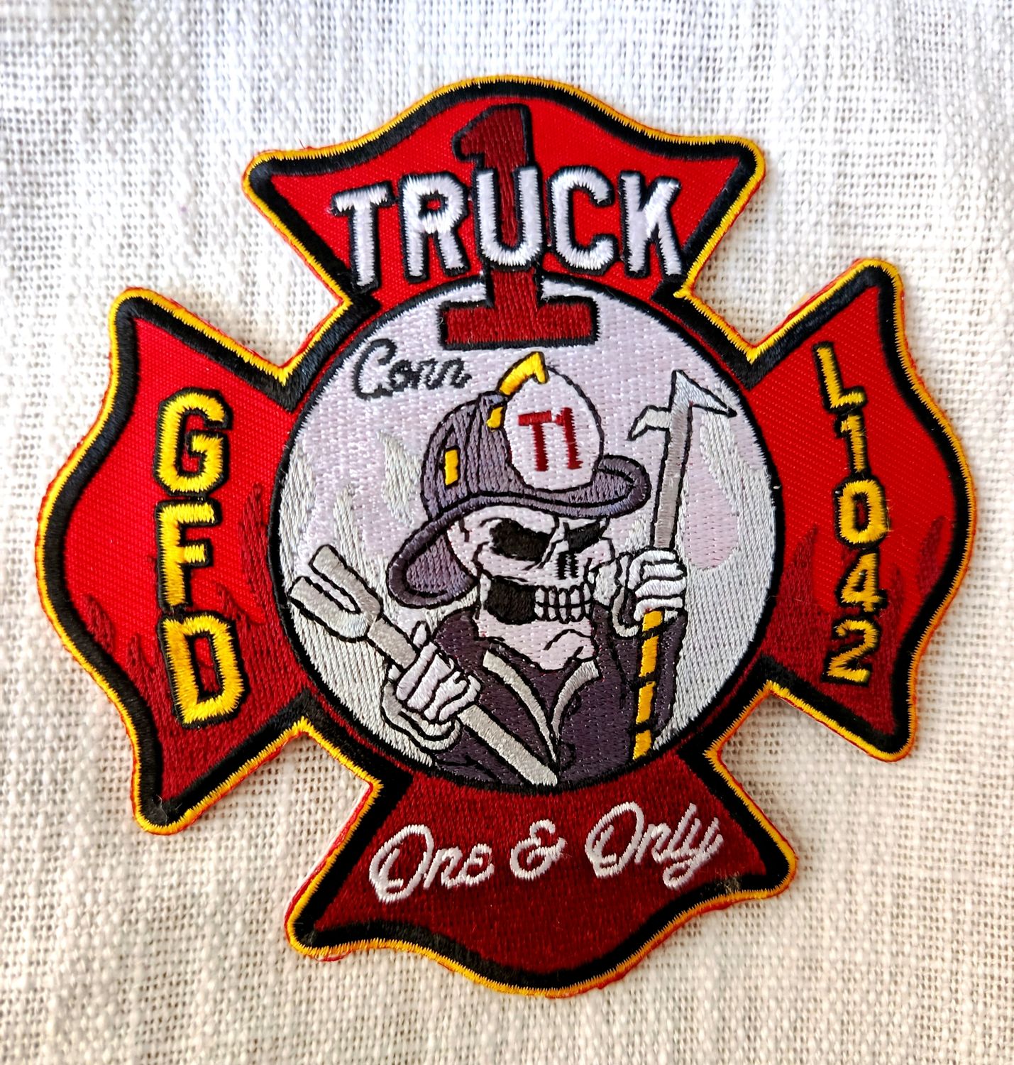 ÉCUSSON FIRE TRUCK GFD