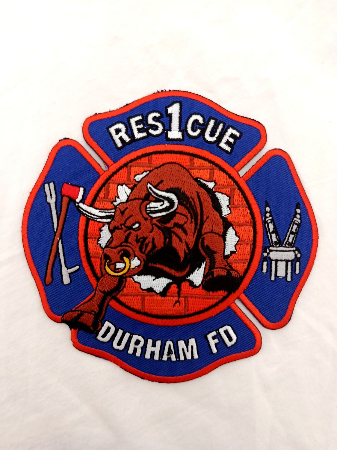 ÉCUSSON FIRE RESC1CUE RURHAM 