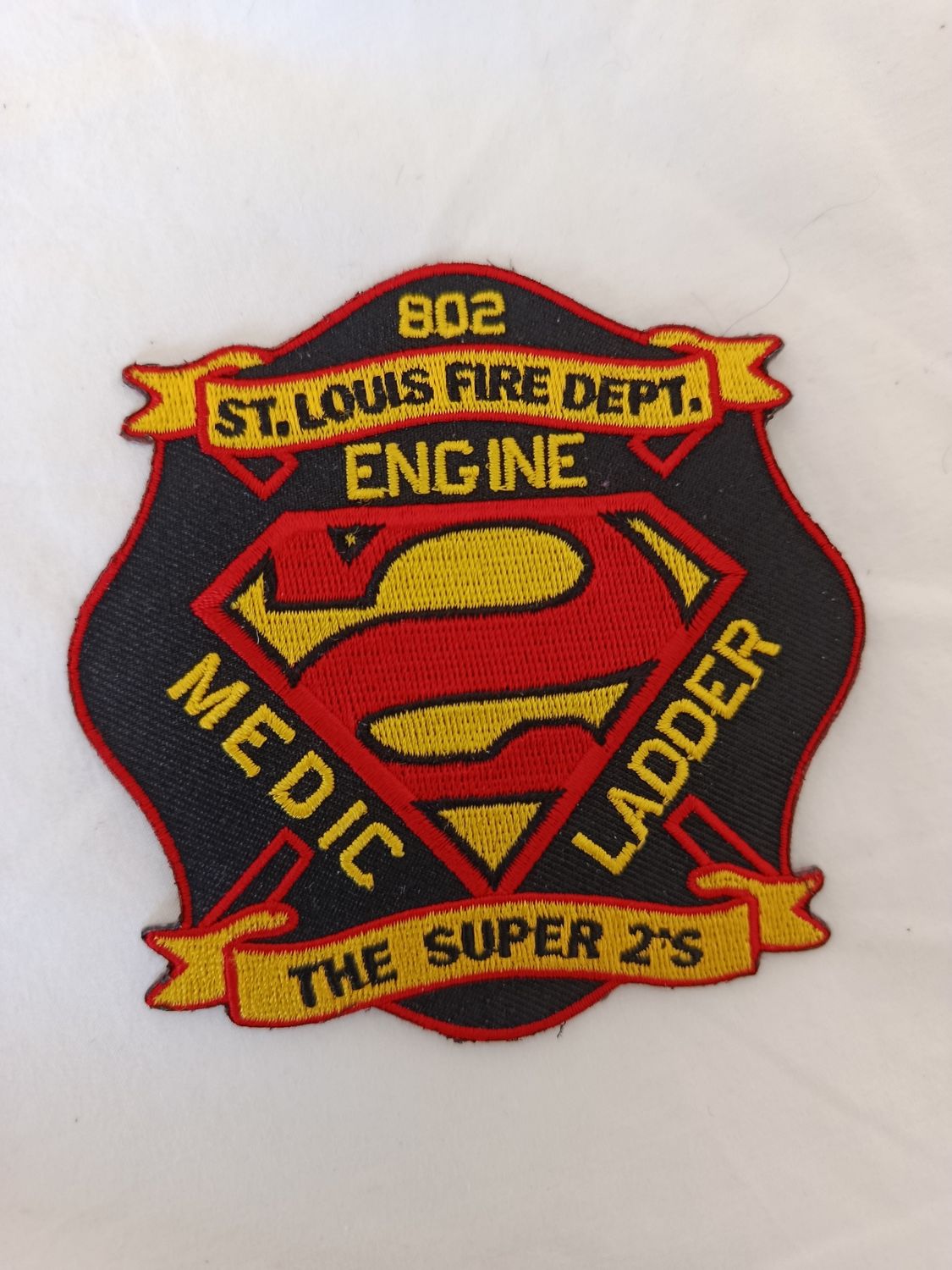 ÉCUSSON FIRE ST LOUIS SUPERMAN 