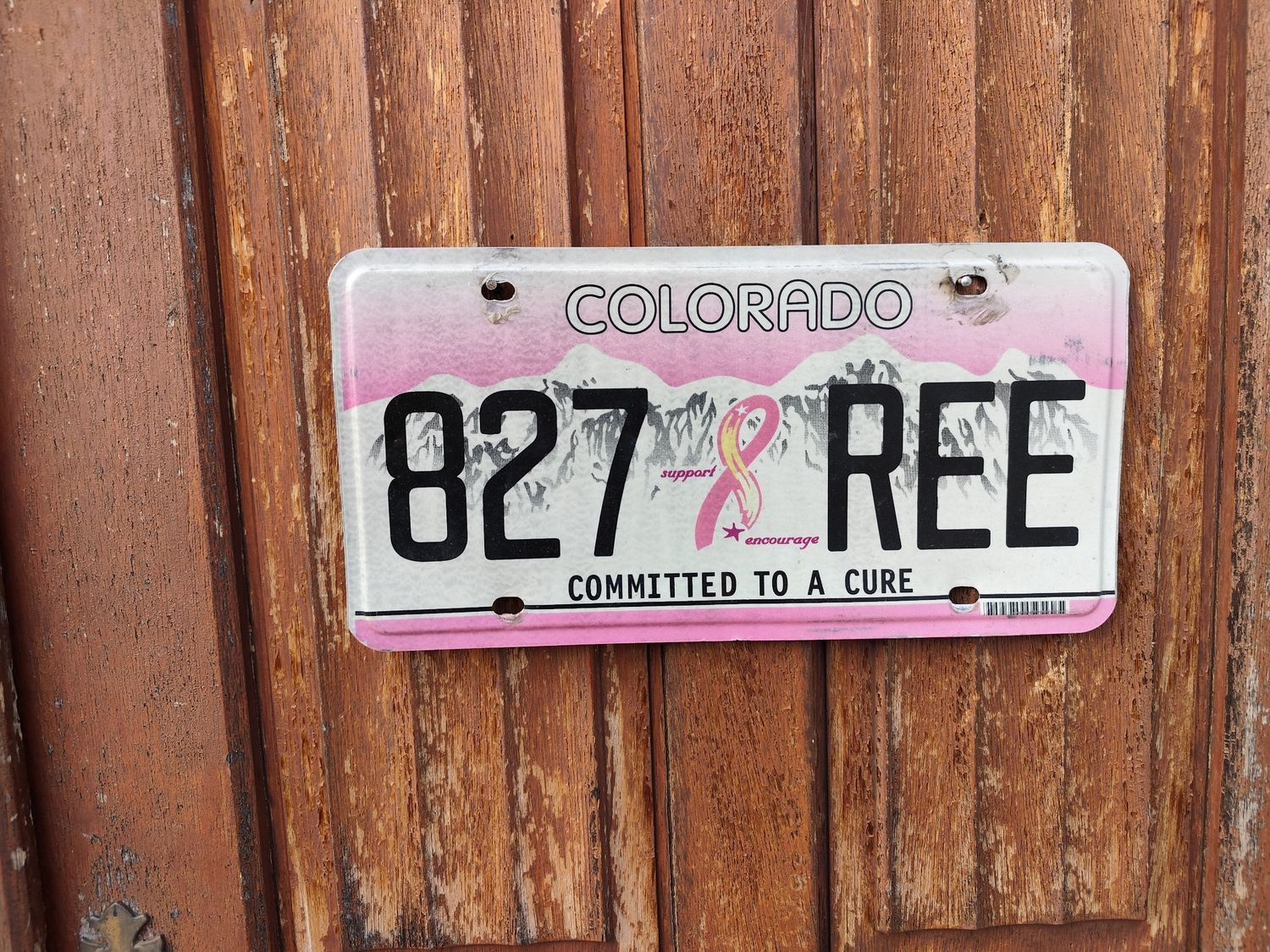 PLAQUE COLORADO LUTTE CONTRE LE CANCER