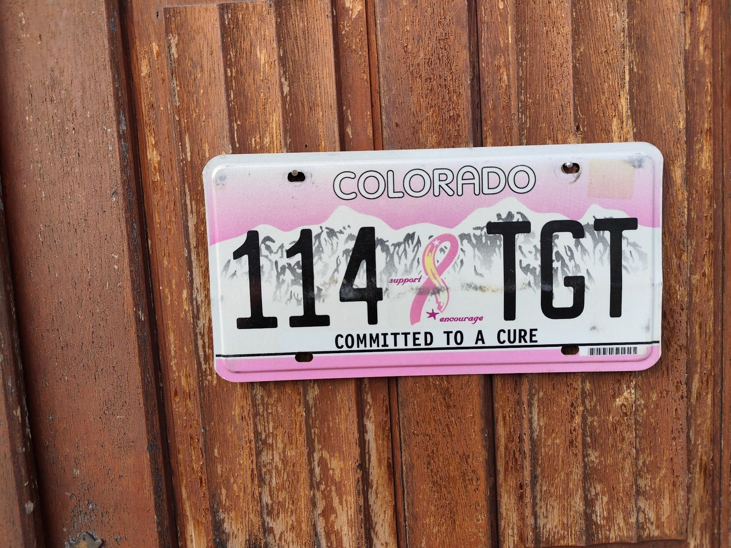PLAQUE COLORADO LUTTE CONTRE LE CANCER