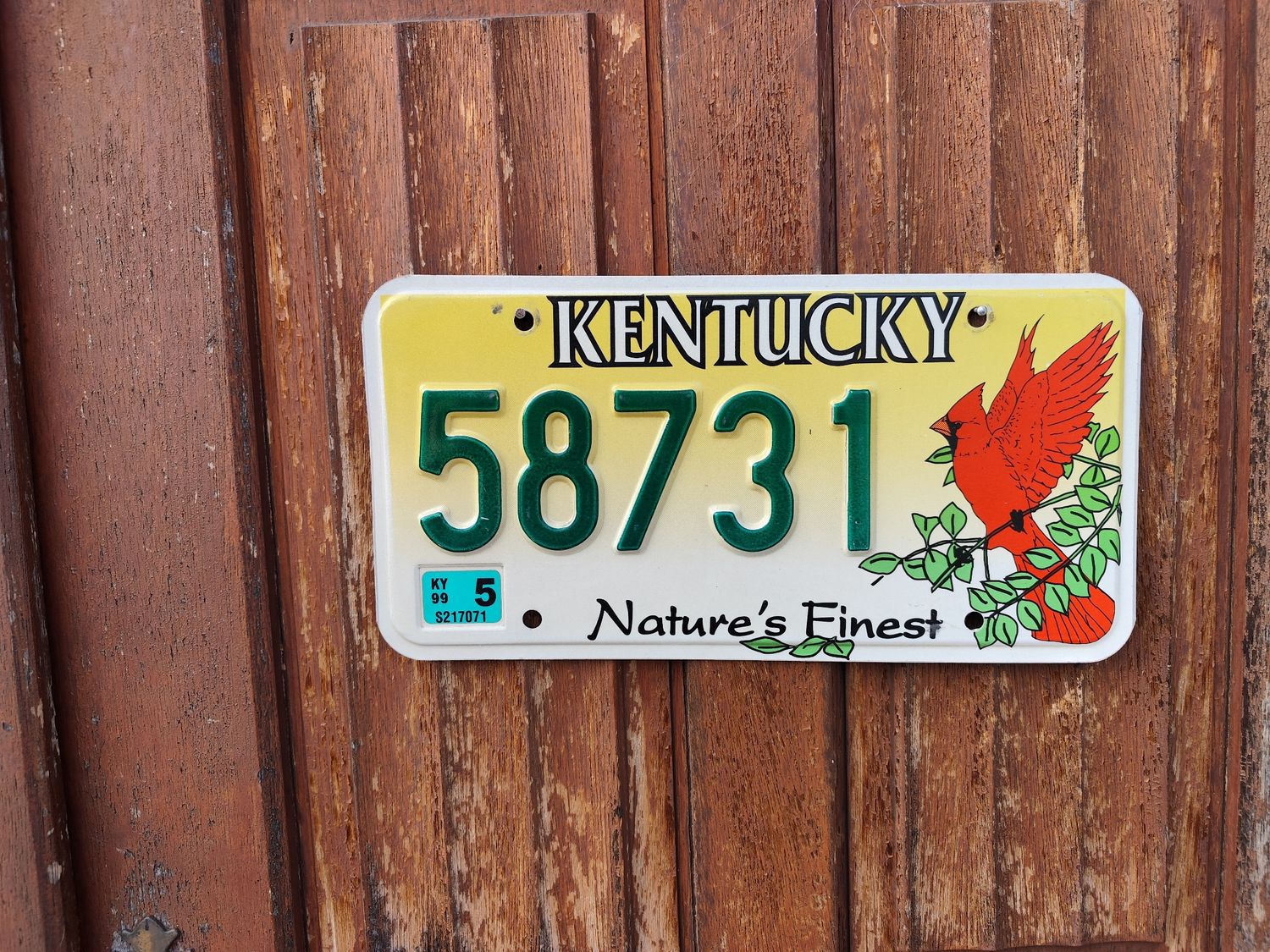 PLAQUE DU KENTUCKY 