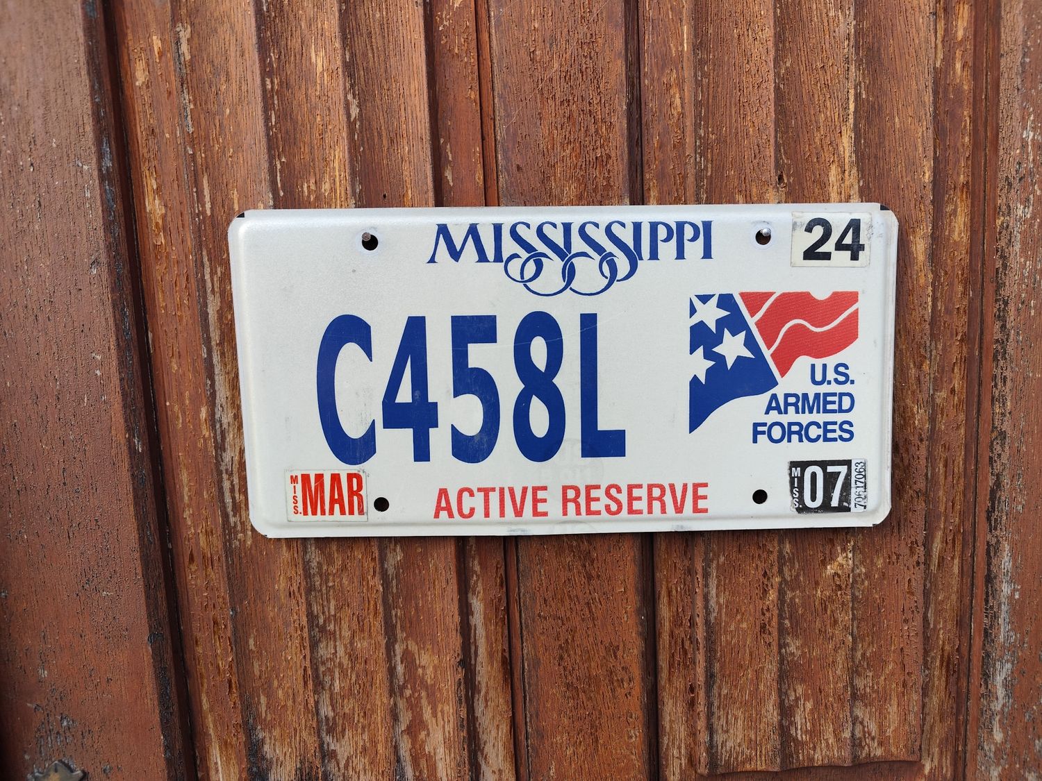 PLAQUE US ARMES FORCE MISSISSIPPI 