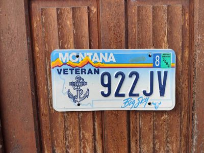 PLAQUE VÉTÉRAN MONTANA 