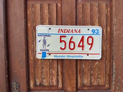 PLAQUE INDIANA NATIONAL GUARD