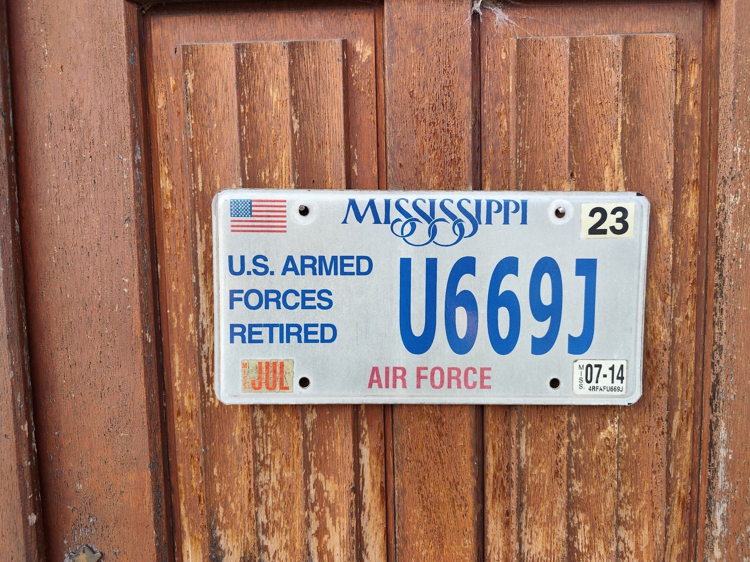 PLAQUE MISSISSIPPI AIR FORCE 