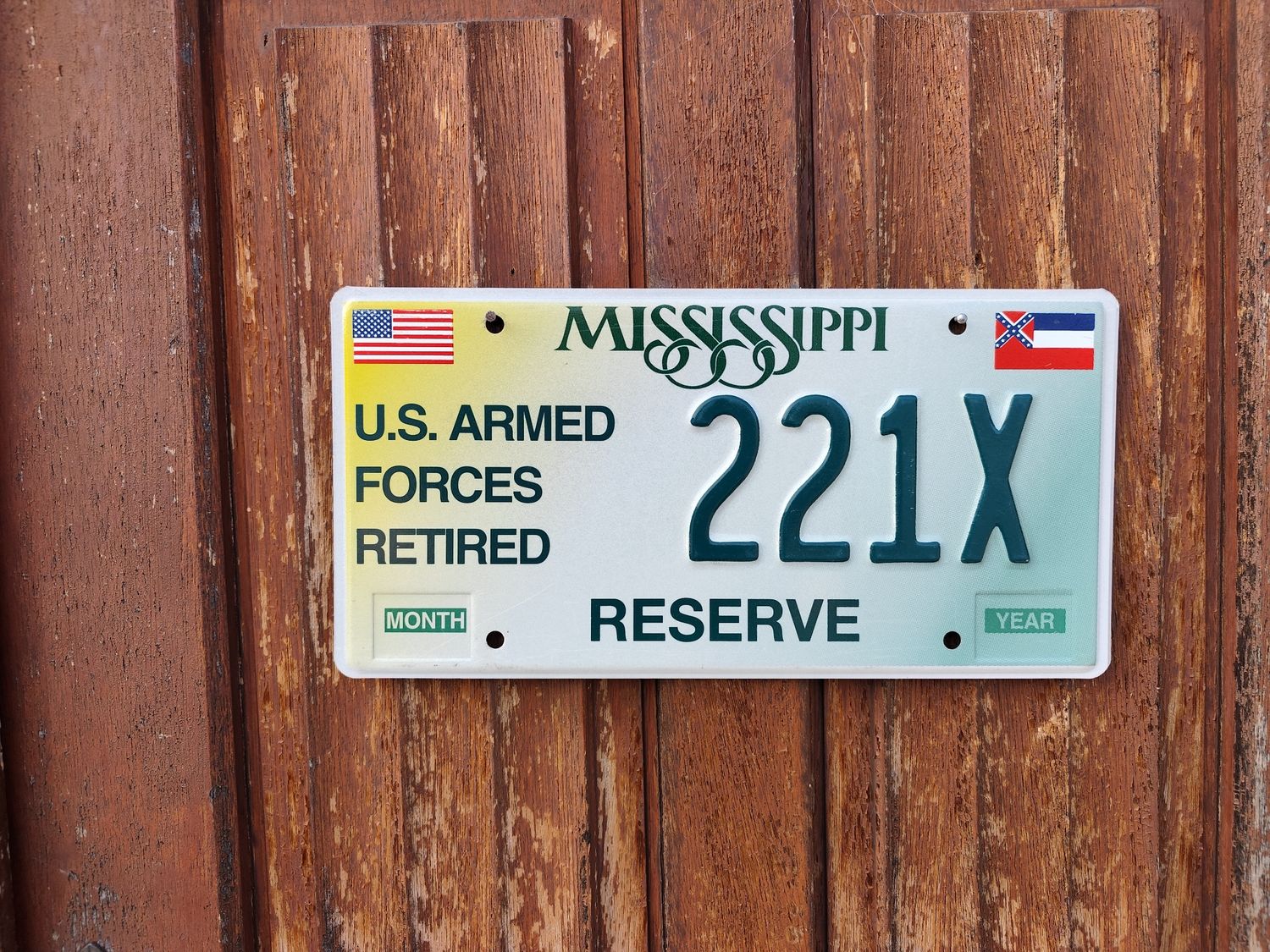 PLAQUE MISSISSIPPI US ARMED