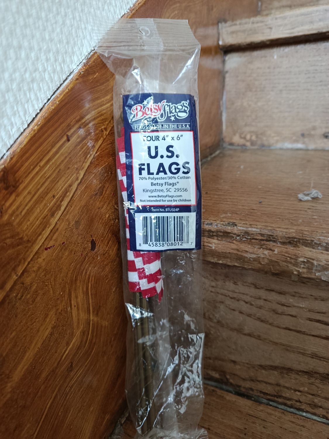 4 PETITS DRAPEAUX AMÉRICAINS MADE IN USA 🇺🇸