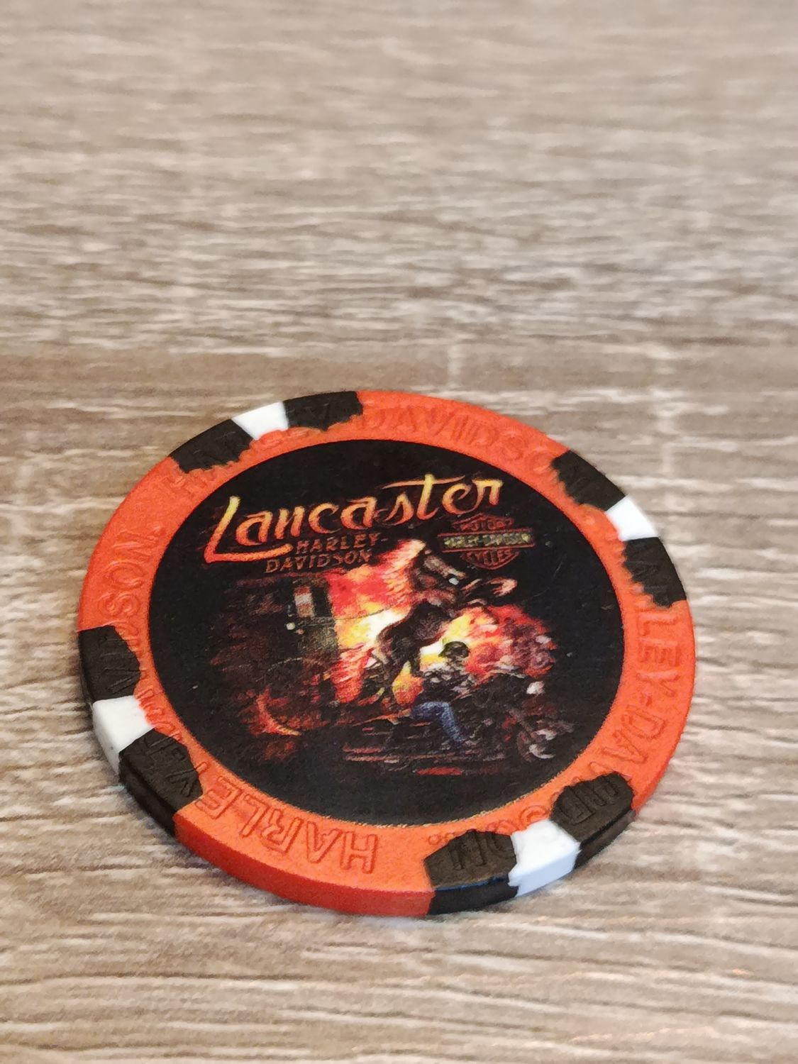 JETON ORANGE DE LANCASTER EN PENNSYLVANIE