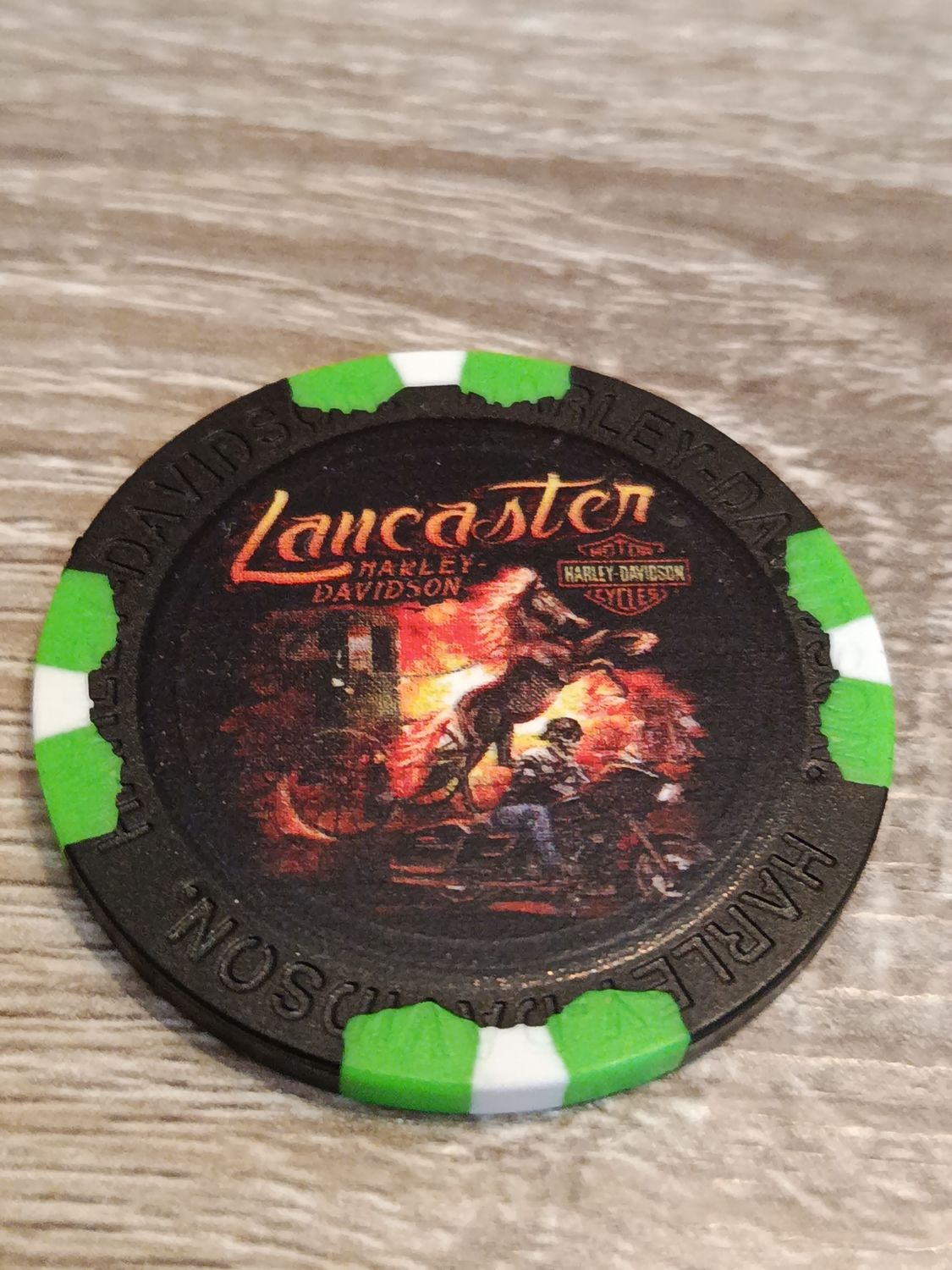 JETON VERT DE LANCASTER EN PENNSYLVANIE